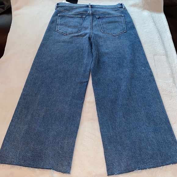 SOLD✨Banana Republic High Rise Wide Leg Crop Jeans Size 29 NWT - Picture 6 of 9